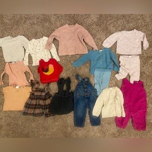 Zara Baby Gap H&M Bundle Lot Girl Baby Clothes